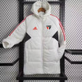 2024/2025 São Paulo White-Red Edge Soccer Long Cotton jacket