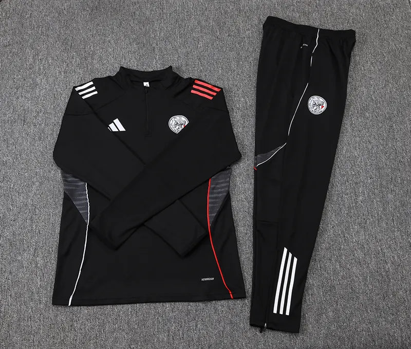 2025/2026 Ajax Half-Pull Training Suit Black