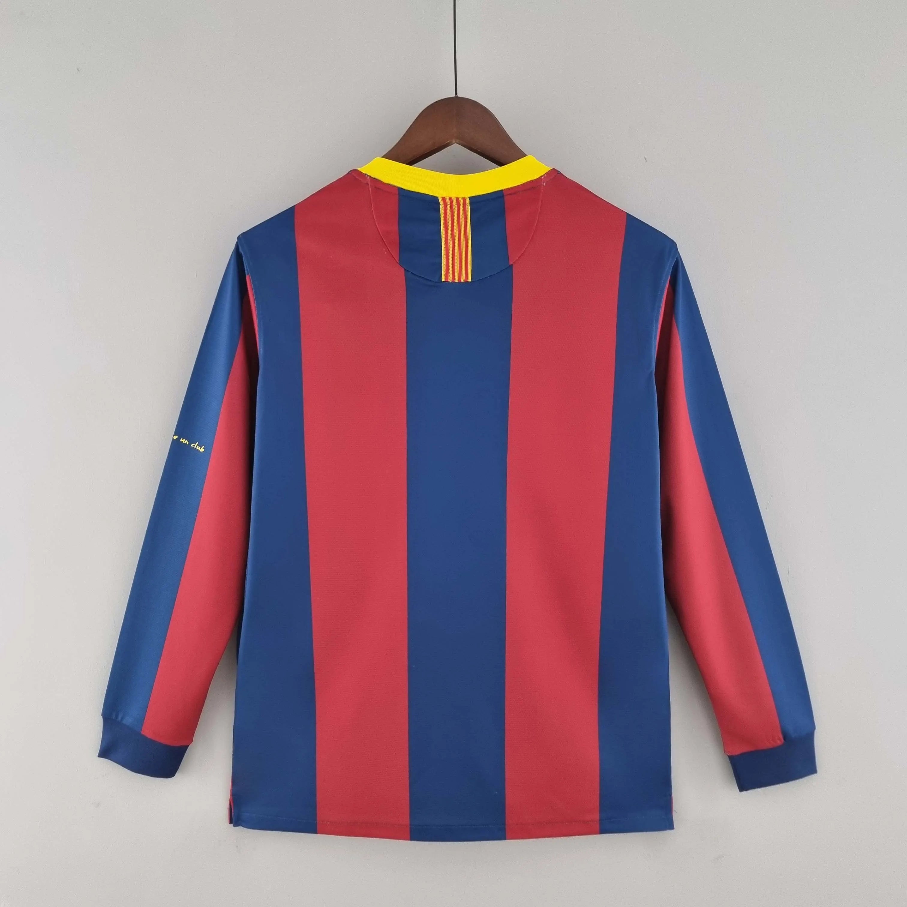 2010/2011 Retro Long Sleeve Barcelona Home