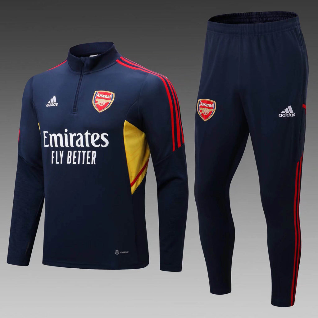 2022/2023 Arsenal Half-Pull Training Suit Royal Blue