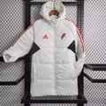 2024/2025 River Plate White-Red Edge Soccer Long Cotton jacket