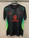 2025/2026 AC Milan Pre-match training uniforms Black