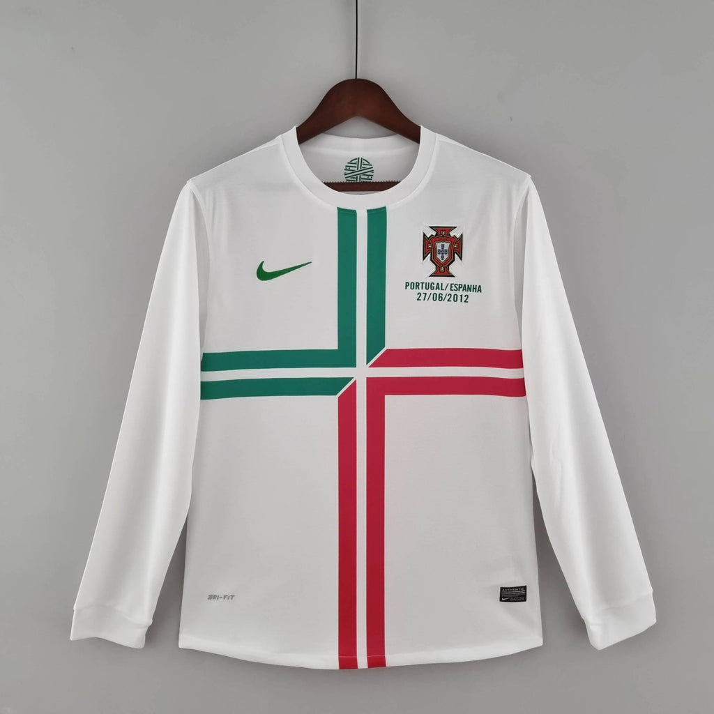 2012 Retro Long Sleeve Portugal Away
