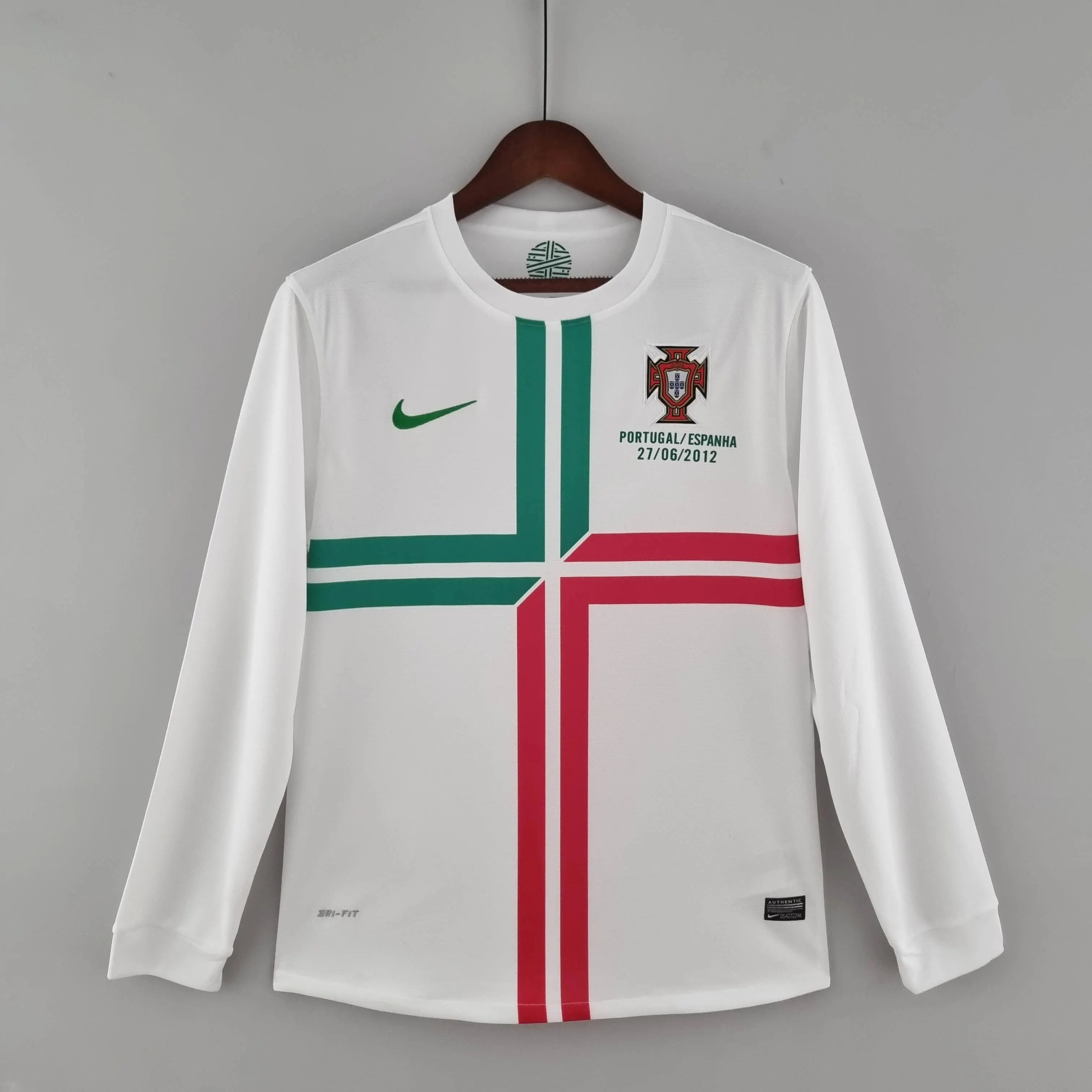 2012 Retro Long Sleeve Portugal Away
