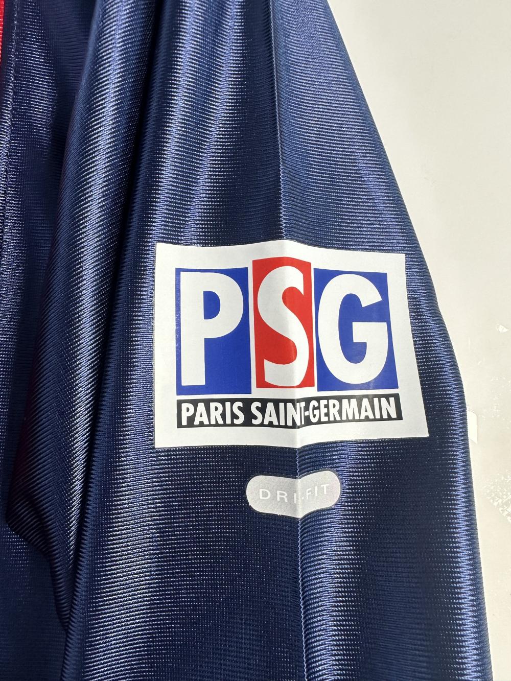 2001/2002 Retro Long Sleeve Psg Paris Saint-Germain Home