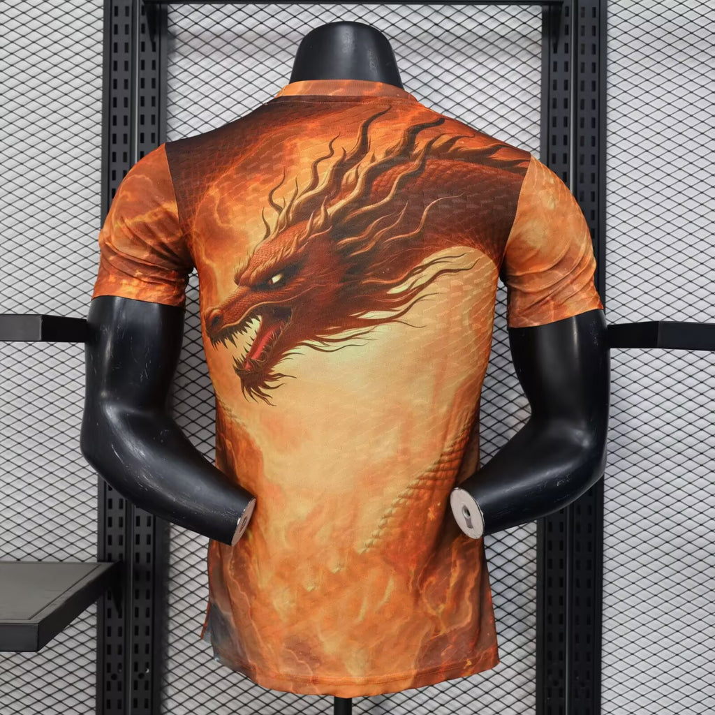 2025/2026 Player Version Real Madrid Nezha Special Edition Orange