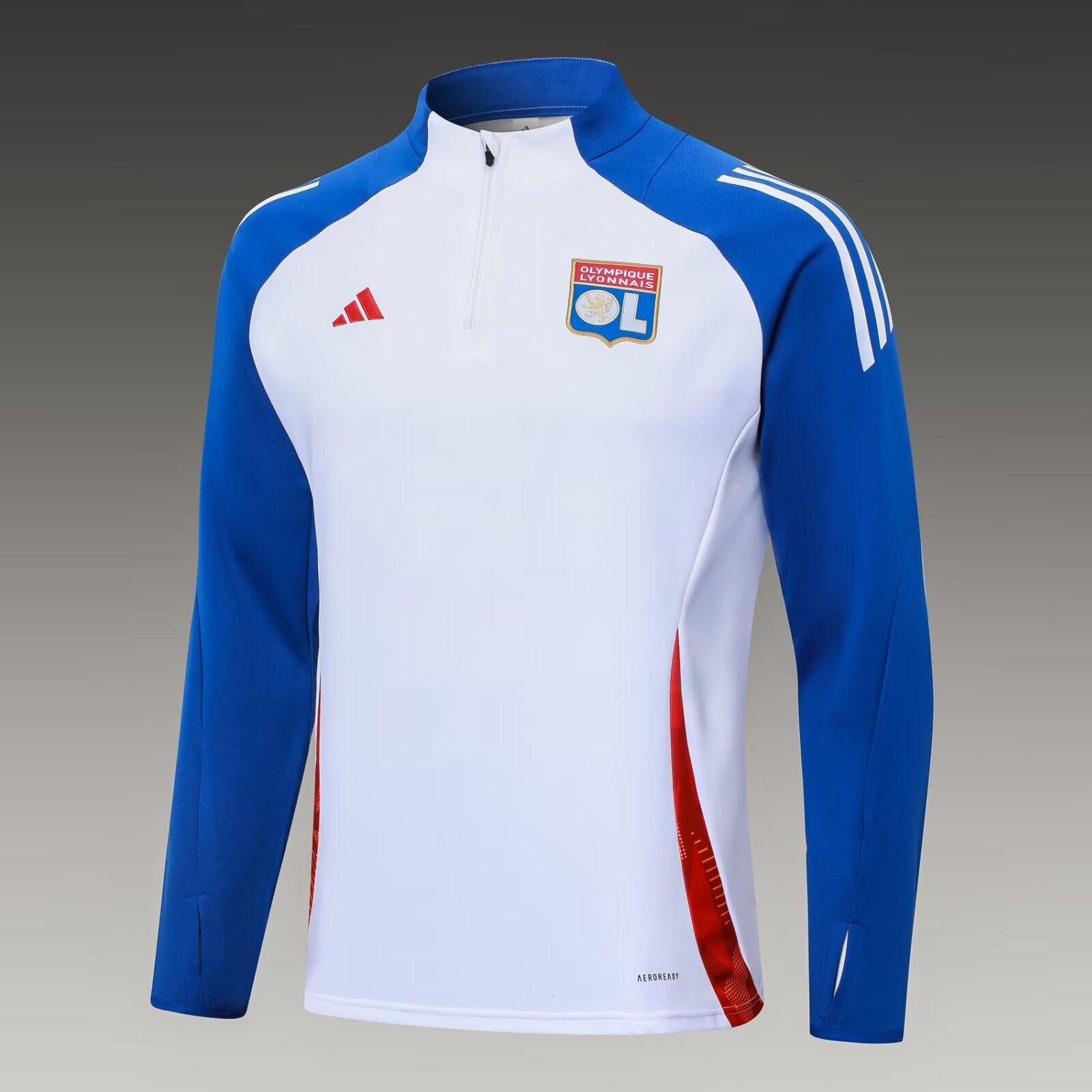 2024/2025 Lyon Half-Pull Training Suit White