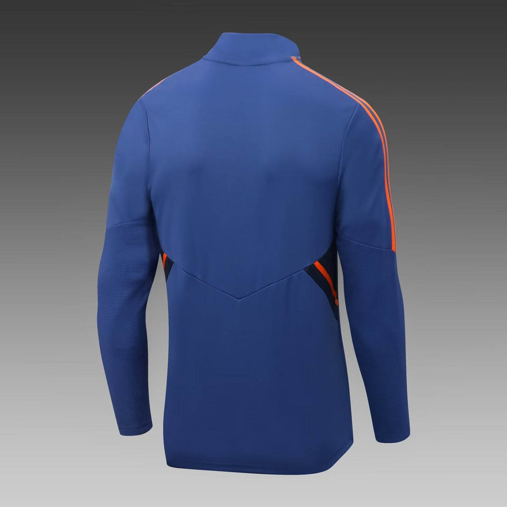 2022/2023 Manchester United Half-Pull Training Suit Blue