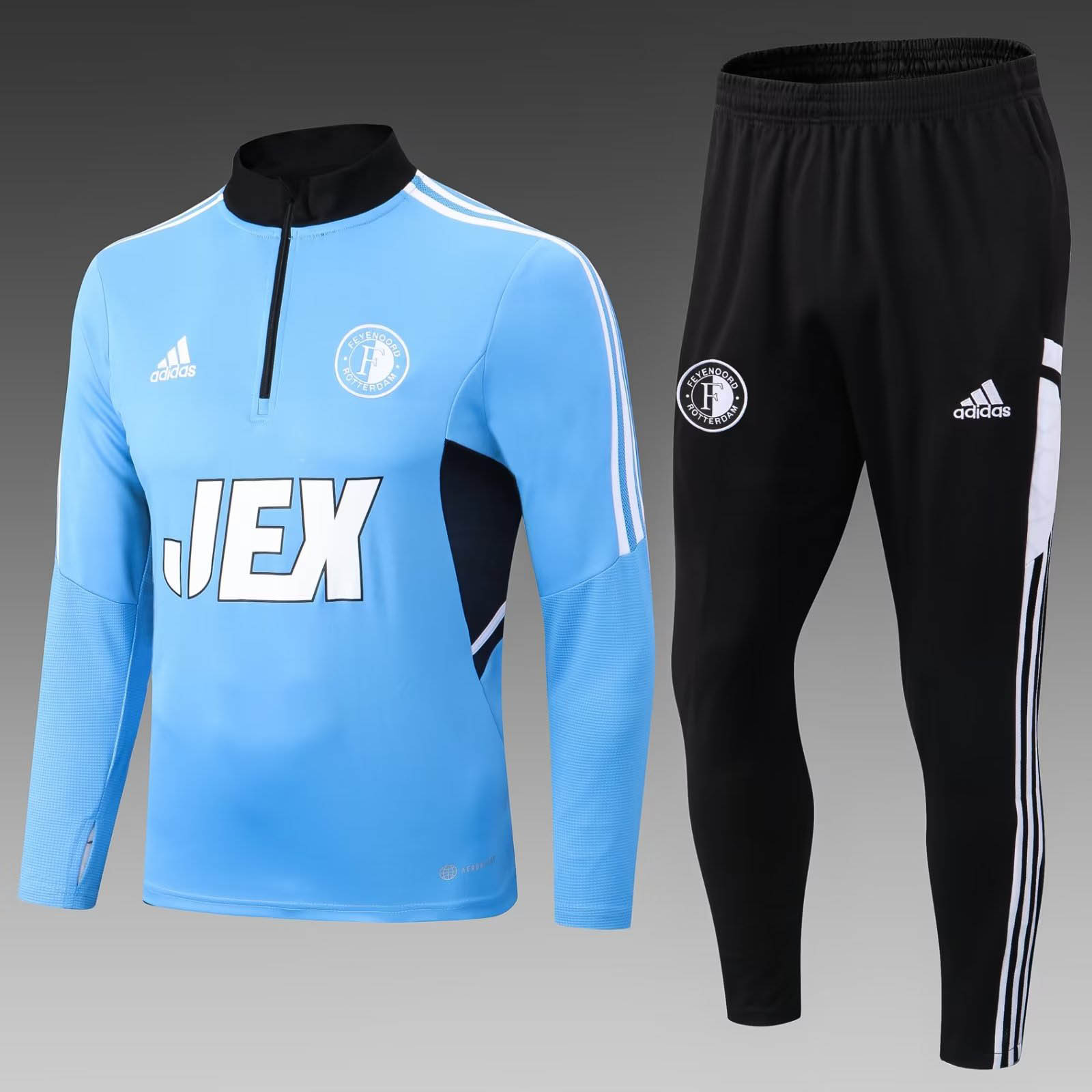 2022/2023 Feyenoord Rotterdam Half-Pull Training Suit Blue