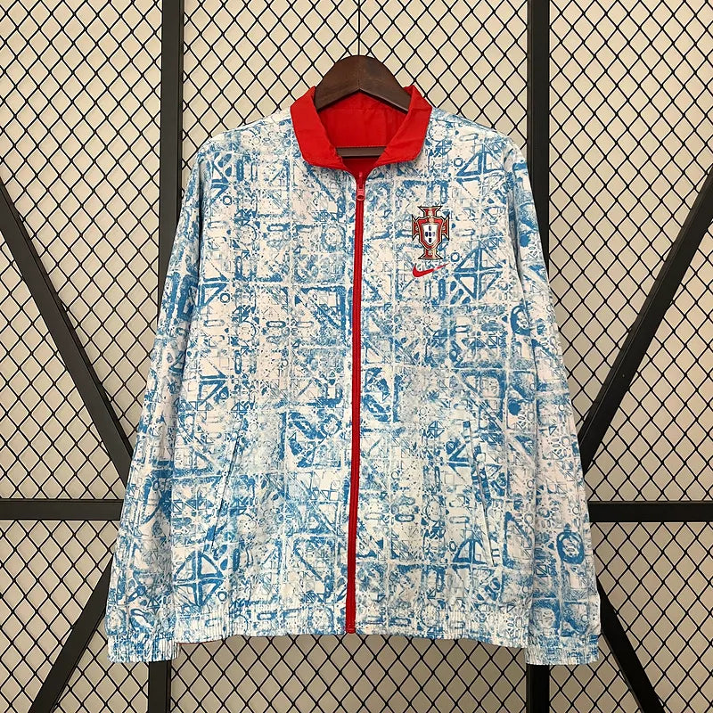 2024 Portugal Reversible Windbreaker (red-white)