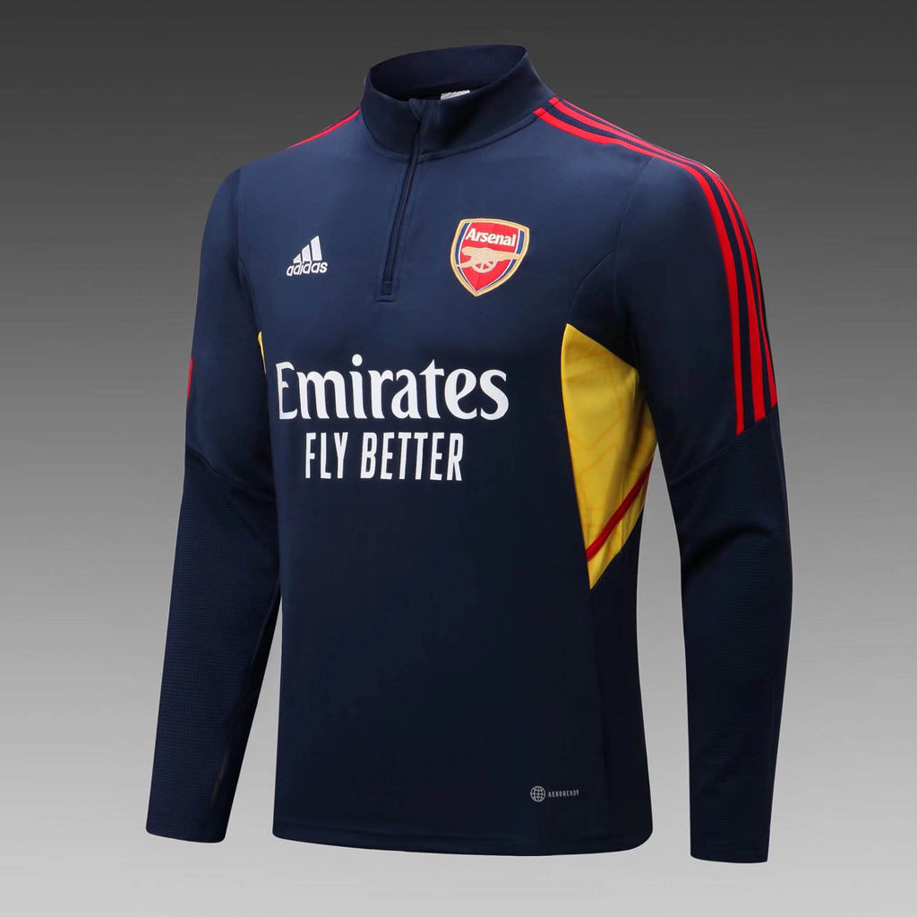 2022/2023 Arsenal Half-Pull Training Suit Royal Blue