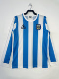 1986 Retro Long Sleeve Argentina National Team Home Jersey