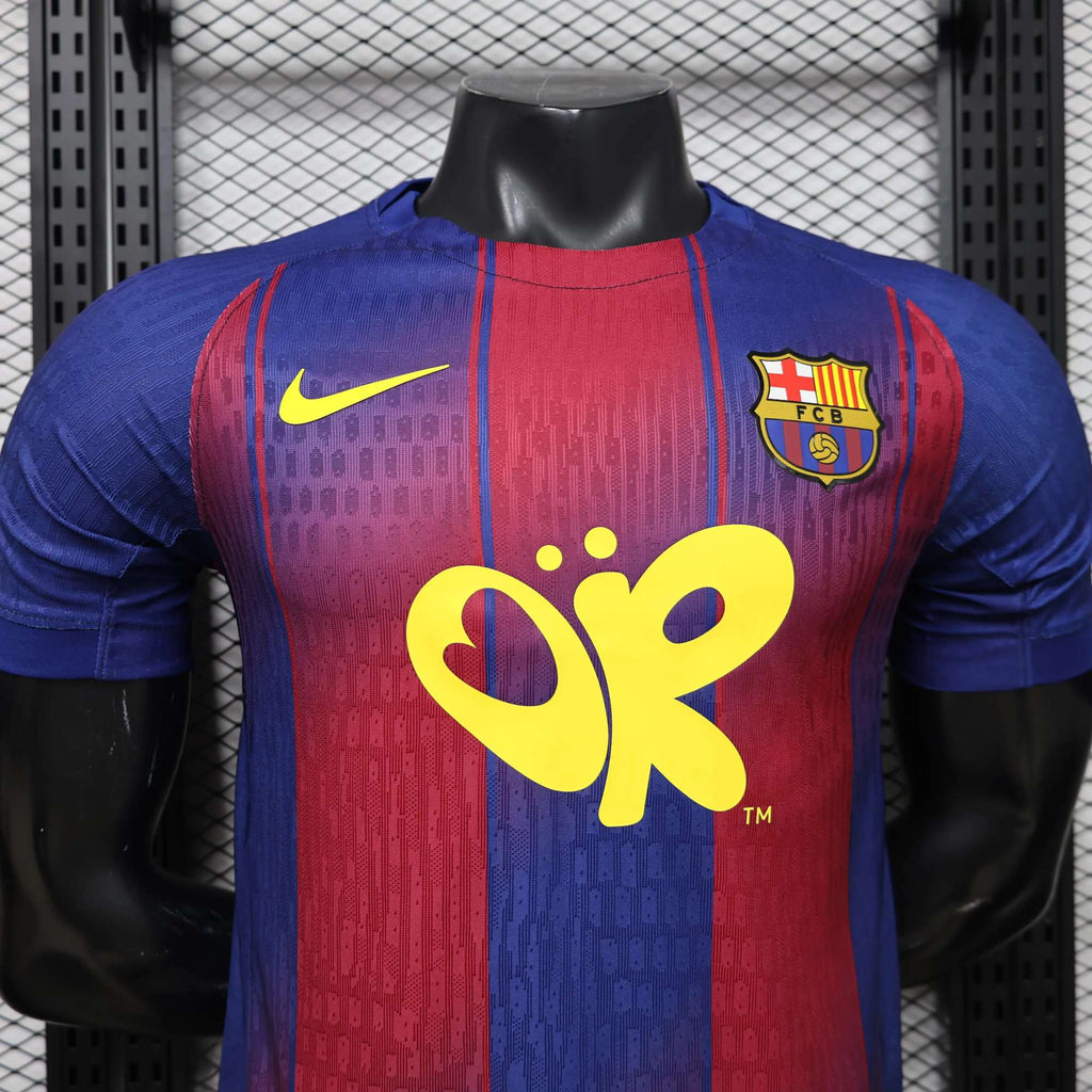 2026/2027 Player Version Barcelona "OK" Collab Edition Football Shirt 1:1 Thai Quality