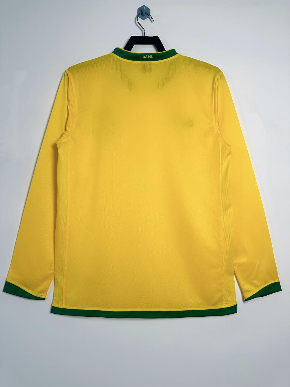 2006 Retro Long Sleeve Brazil Home