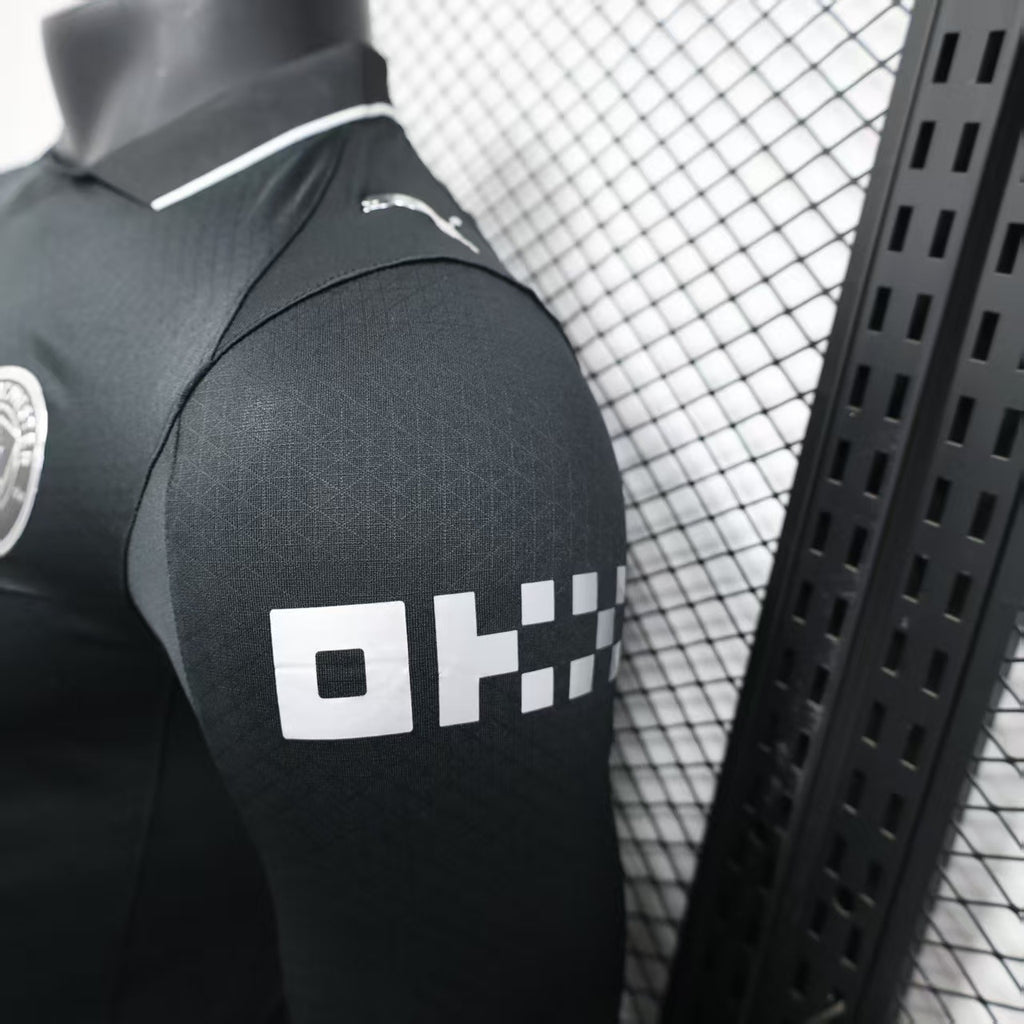 2025/2026 Long Sleeve Player Version Manchester City Away