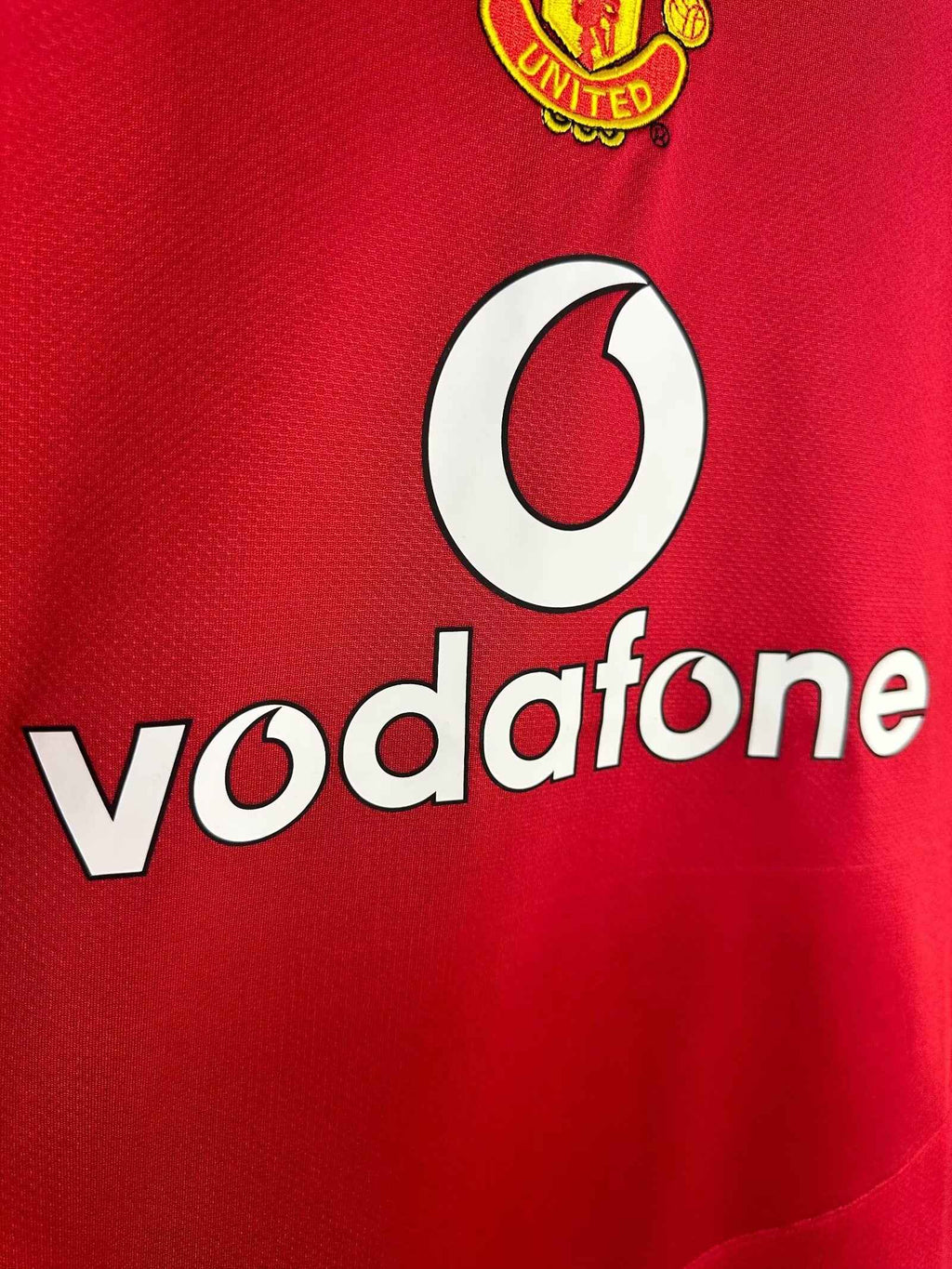 2005-2006 Retro Long Sleeve Manchester United Home