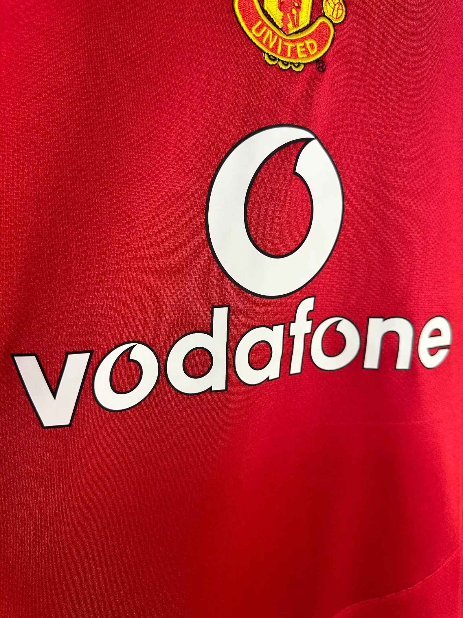 2005-2006 Retro Long Sleeve Manchester United Home