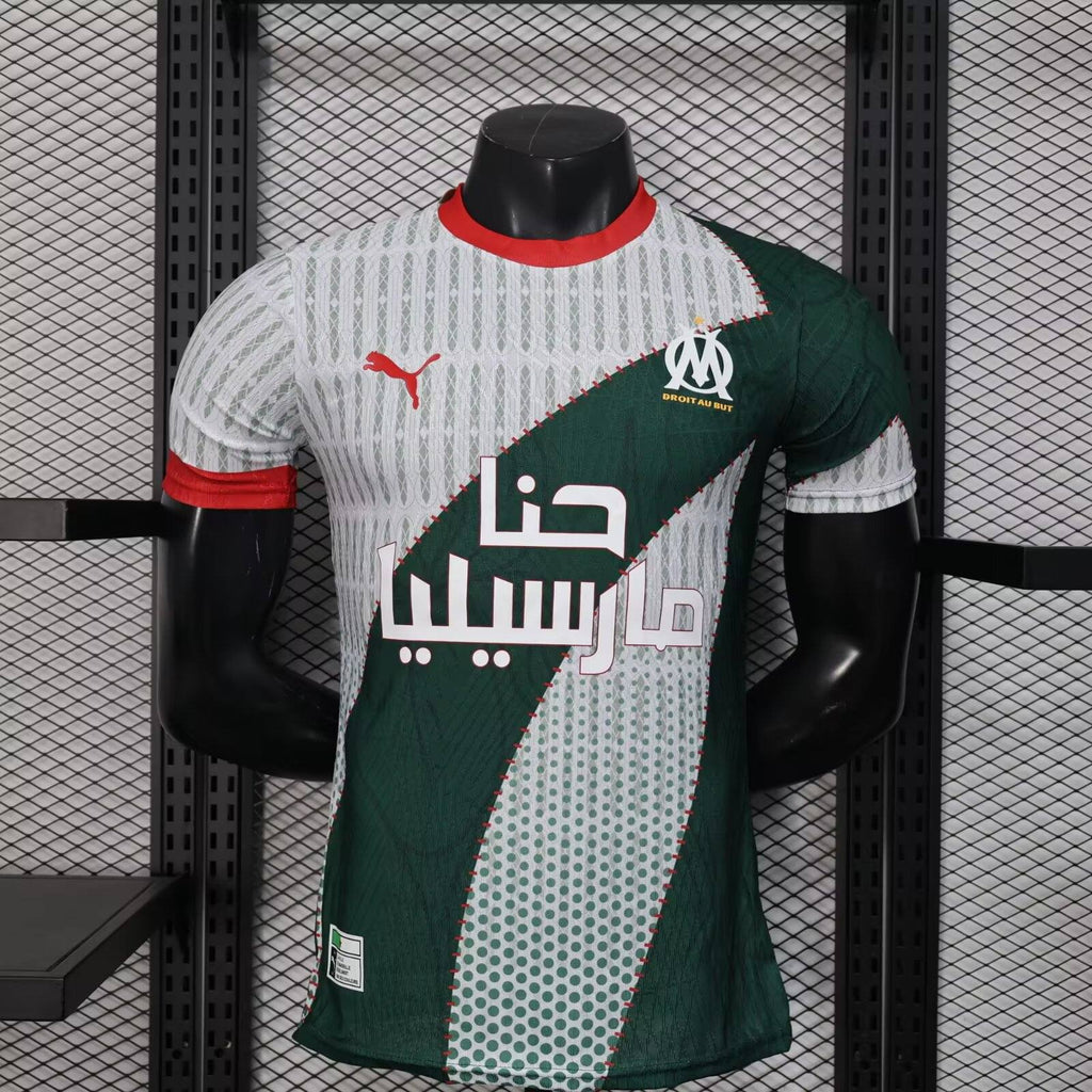 2026/2027 Player Version Marseille Special Edition White Green Football Jersey 1:1 Thai Quality