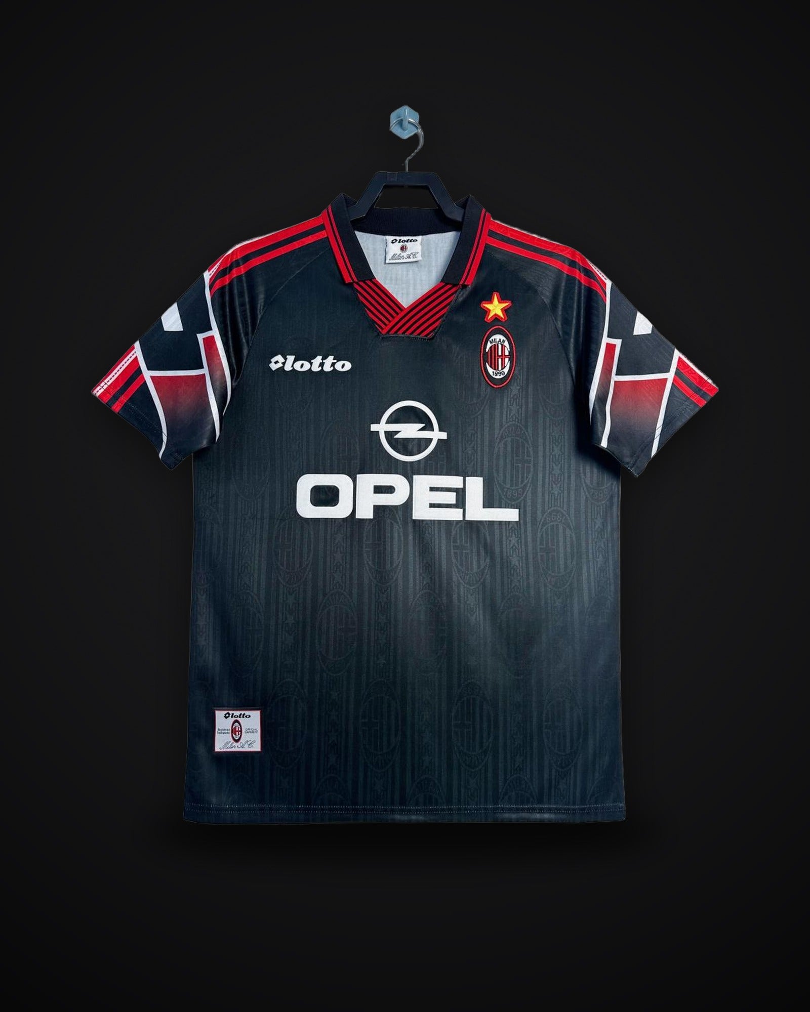 1997/1998 Retro AC Milan Special Edition Black