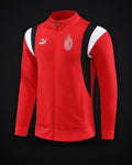 2023/2024 AC Milan Long Zipped Jacket Red