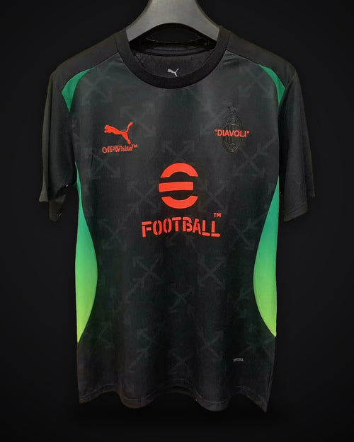 2025/2026 AC Milan Pre-match training uniforms Black