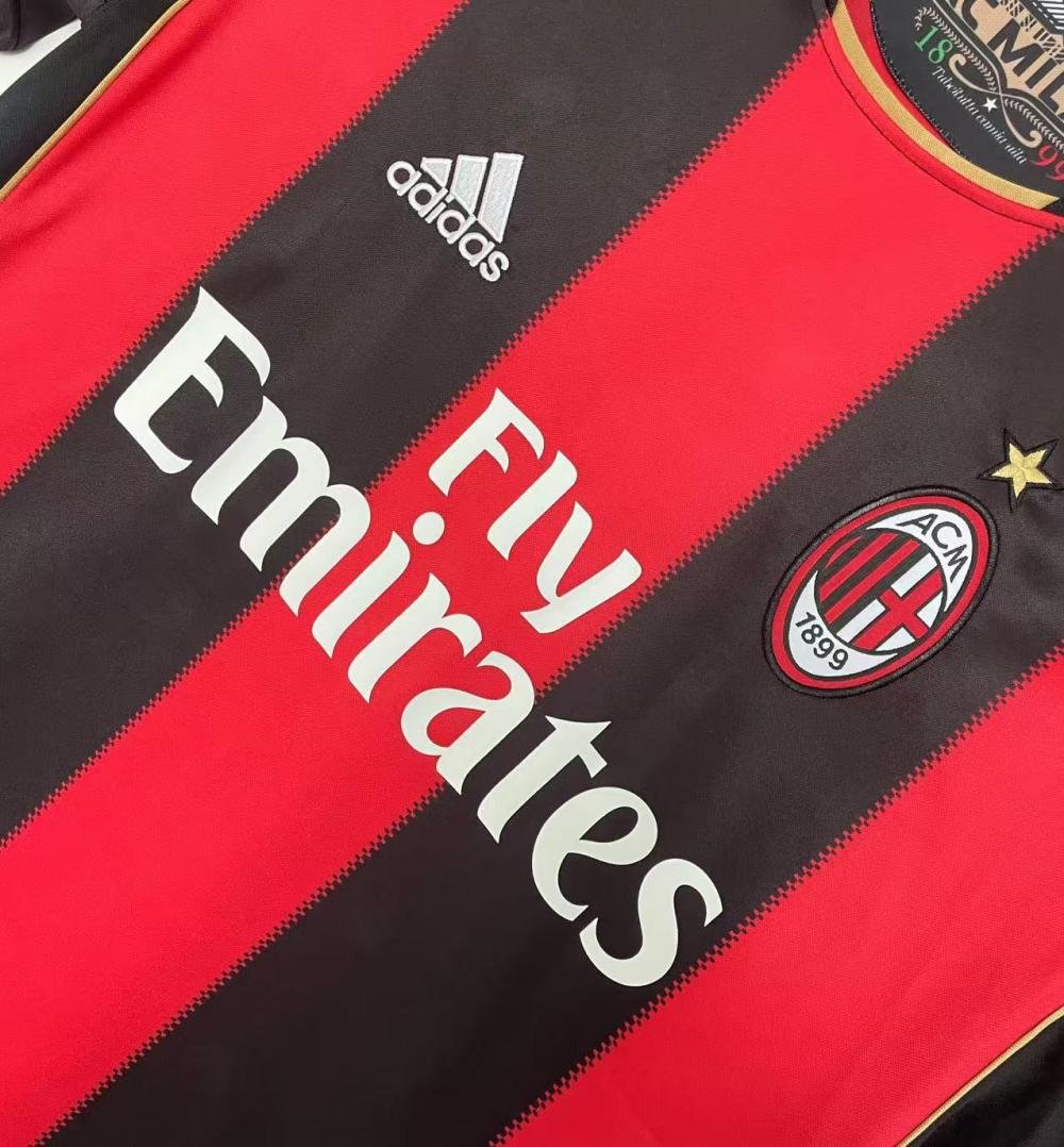2010-2011 Retro AC Milan Home