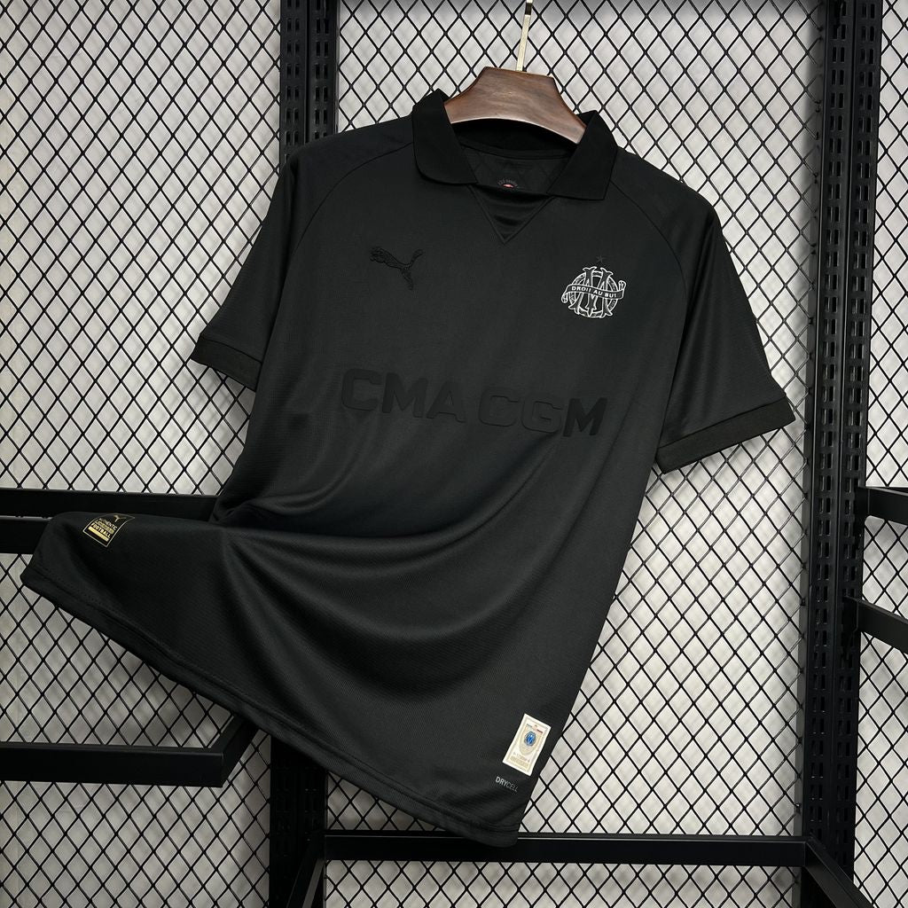 2024/2025 Olympique de Marseille 125th Anniversary Black Jersey