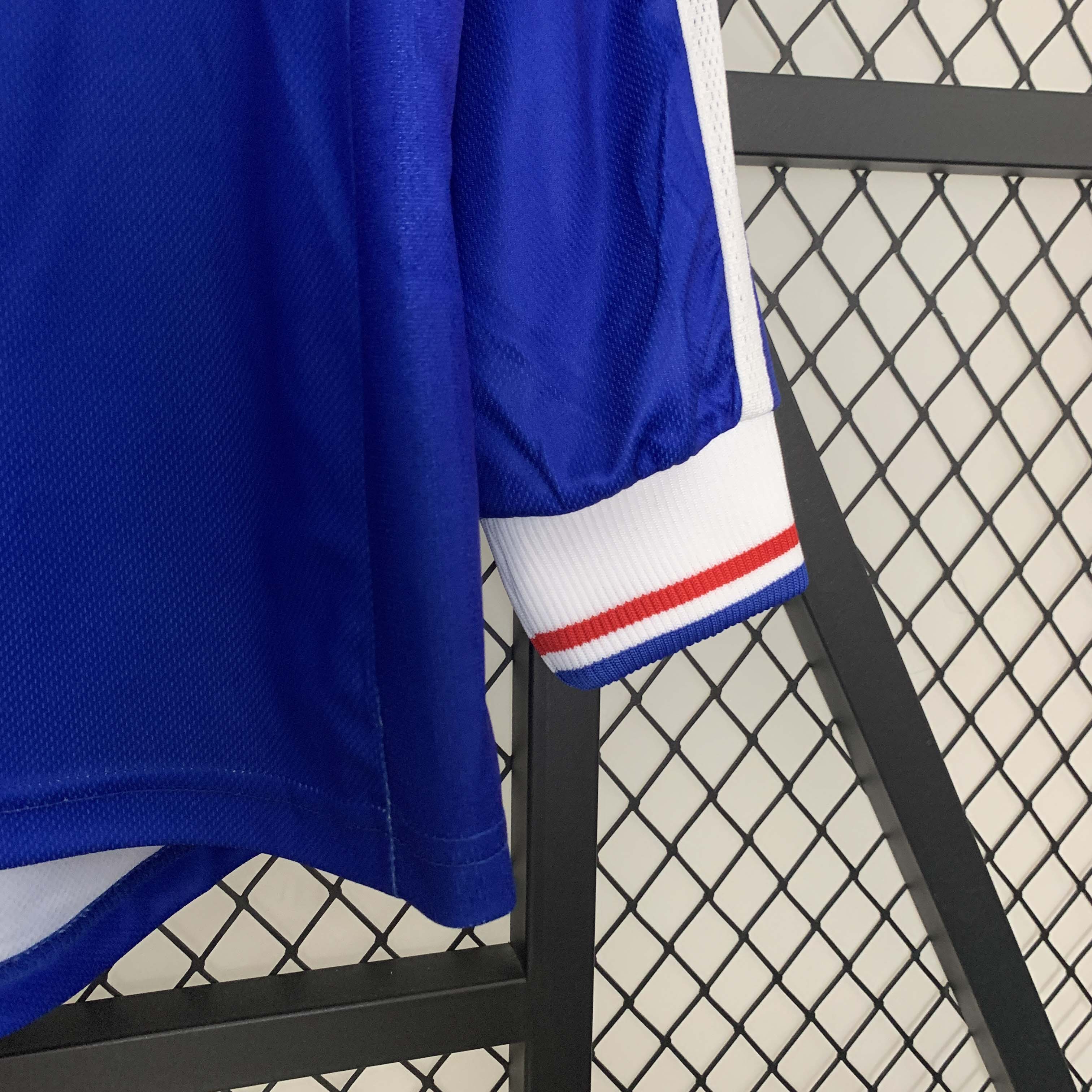 1998 Retro Long Sleeve France Home