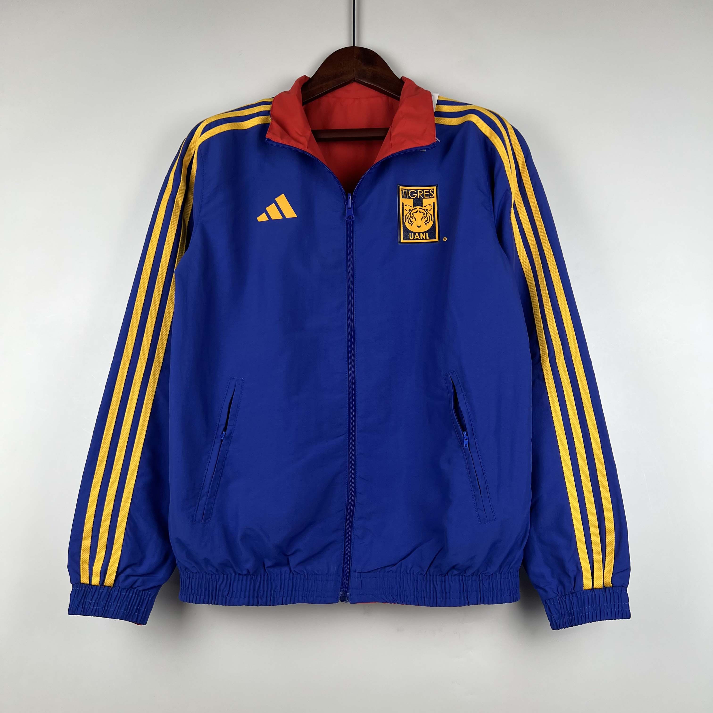2023/2024 Tigres Reversible Windbreaker(Blue-red)