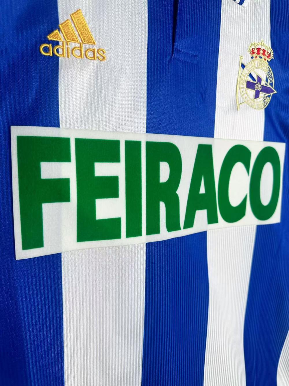 1999-2000 Retro Long Sleeve Deportivo Home