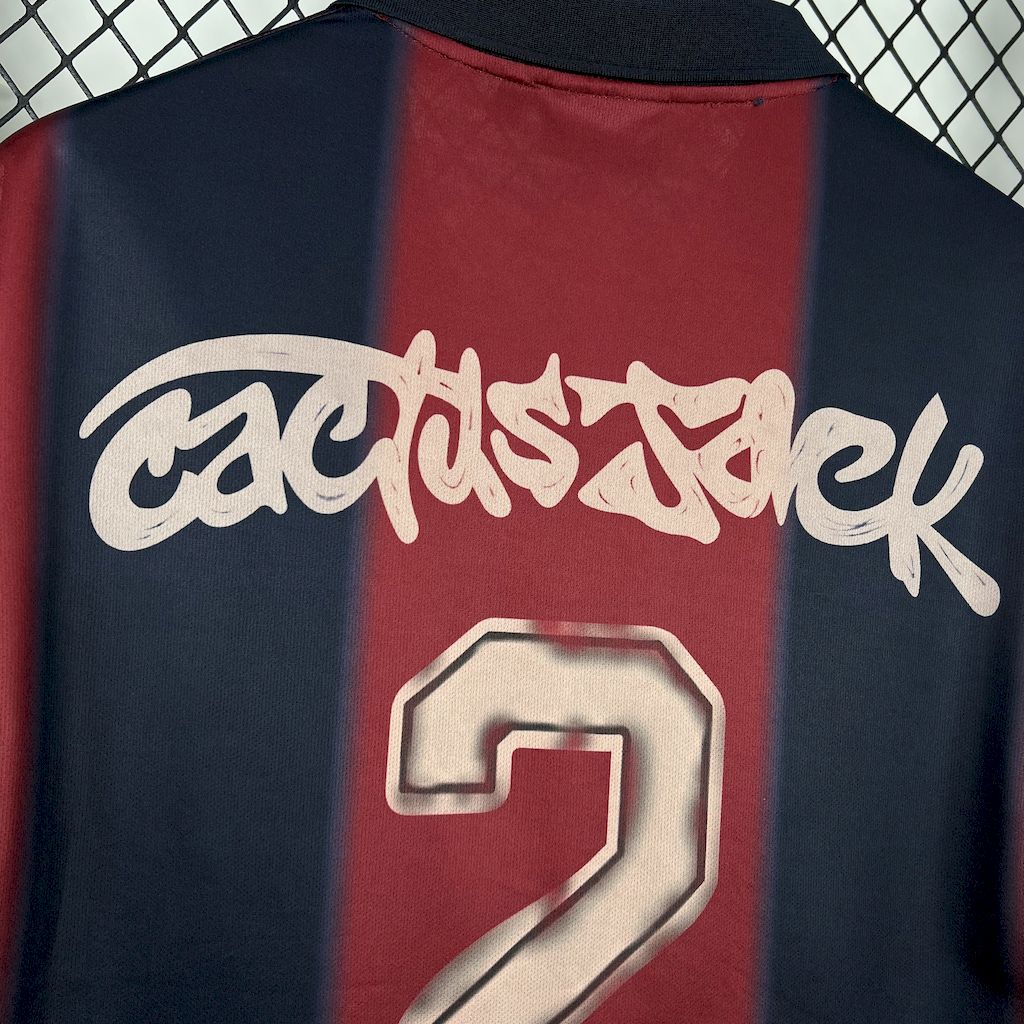 2024/2025 Barcelona x Travis Scott Collab Joint Retro Jersey