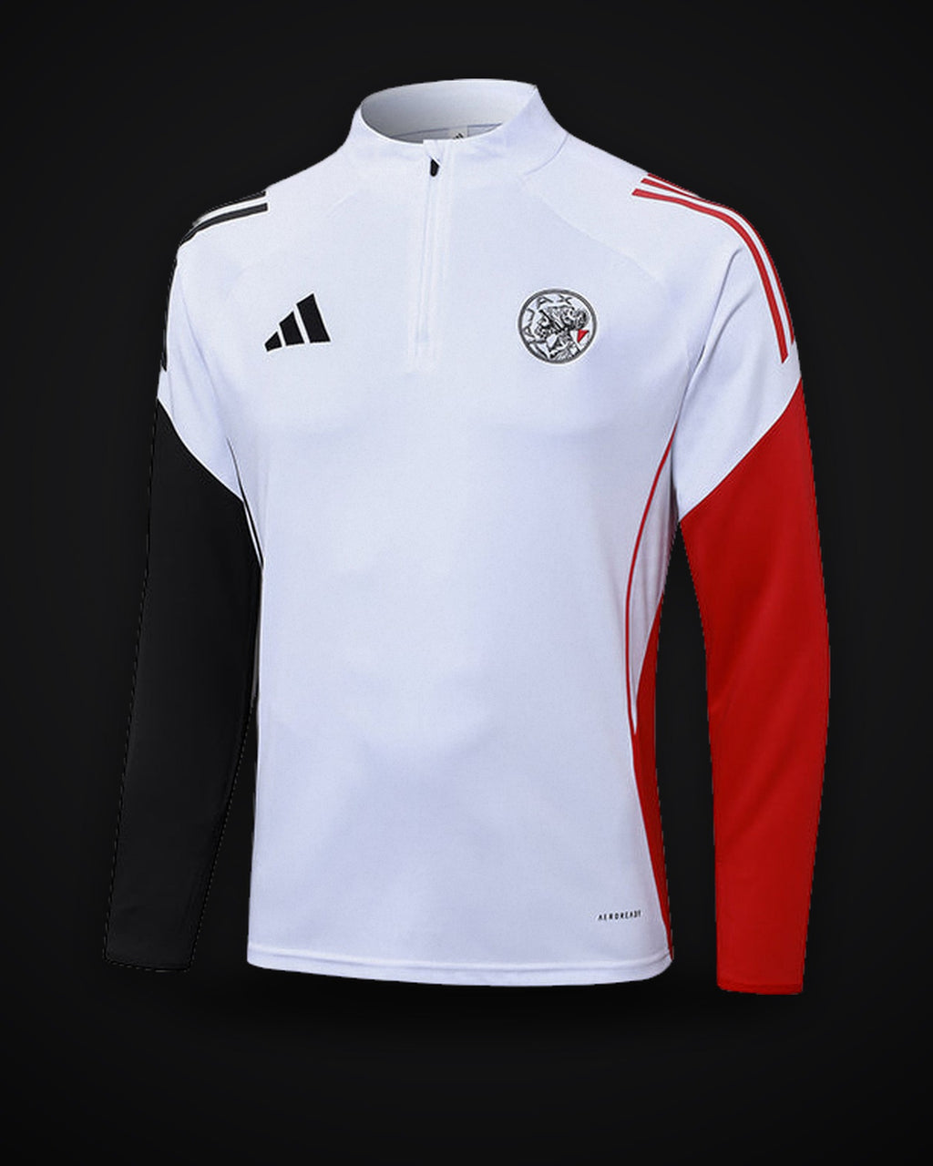 2025/2026 Ajax Half-Pull Training Suit White