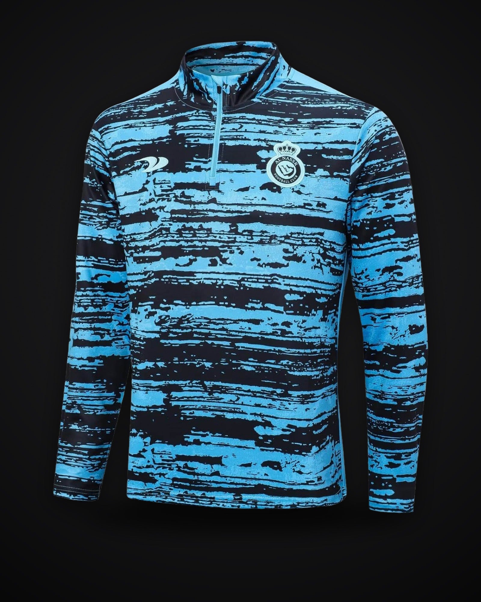 2022/2023 Al-Nassr Half-Pull Training Suit Blue