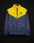 2023/2024 Al-Nassr Windbreaker Navy blue and yellow