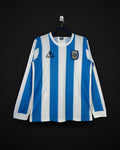 1986 Retro Long Sleeve Argentina National Team Home Jersey