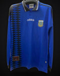 1994 Retro Long Sleeve Argentina National Team Away