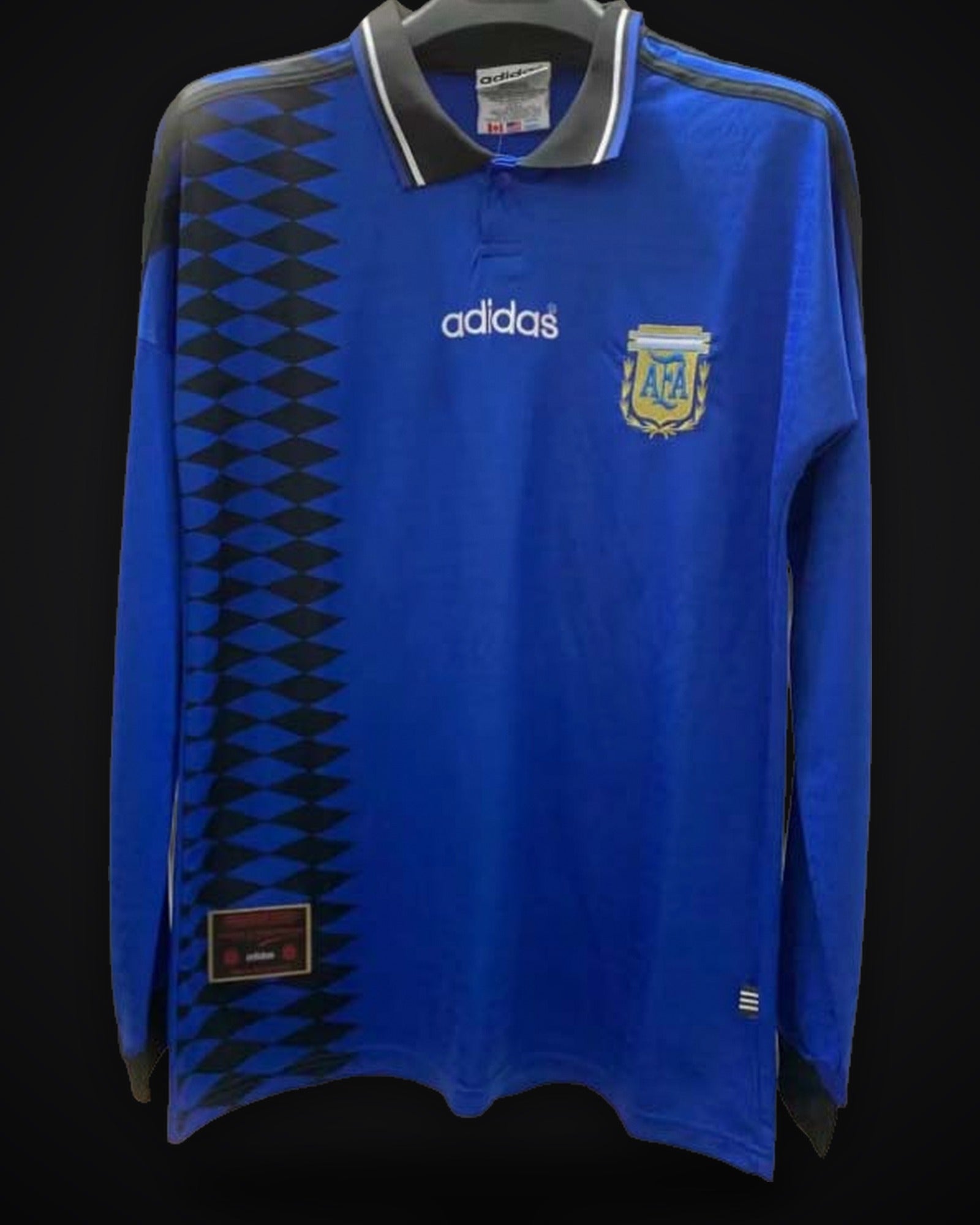 1994 Retro Long Sleeve Argentina National Team Away