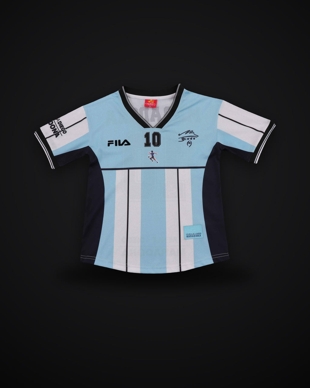 2001 Retro Argentina National Team Maradona Commemorative Edition Jersey