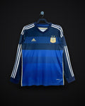 2014 Retro Long Sleeve Argentina National Team Away Jersey