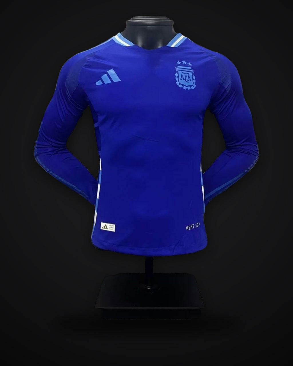 2024-2025 Player Version Argentina Away Long Sleeves Jersey