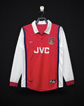 1998/1999 Retro Long Sleeve Arsenal Home