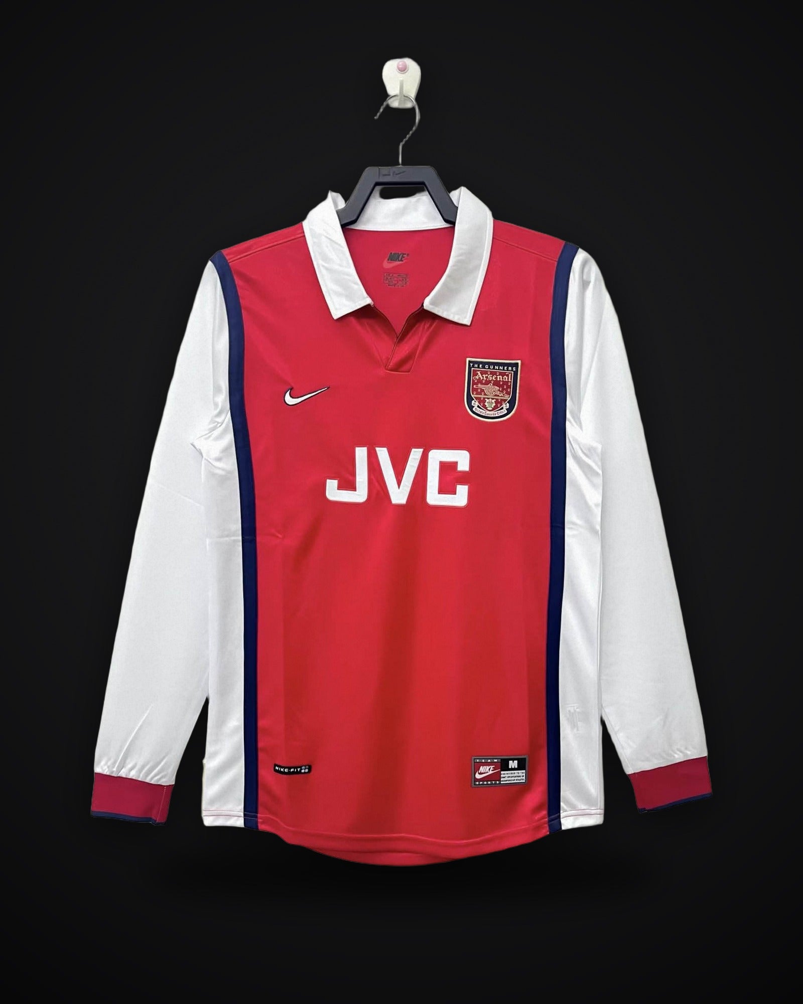 1998/1999 Retro Long Sleeve Arsenal Home