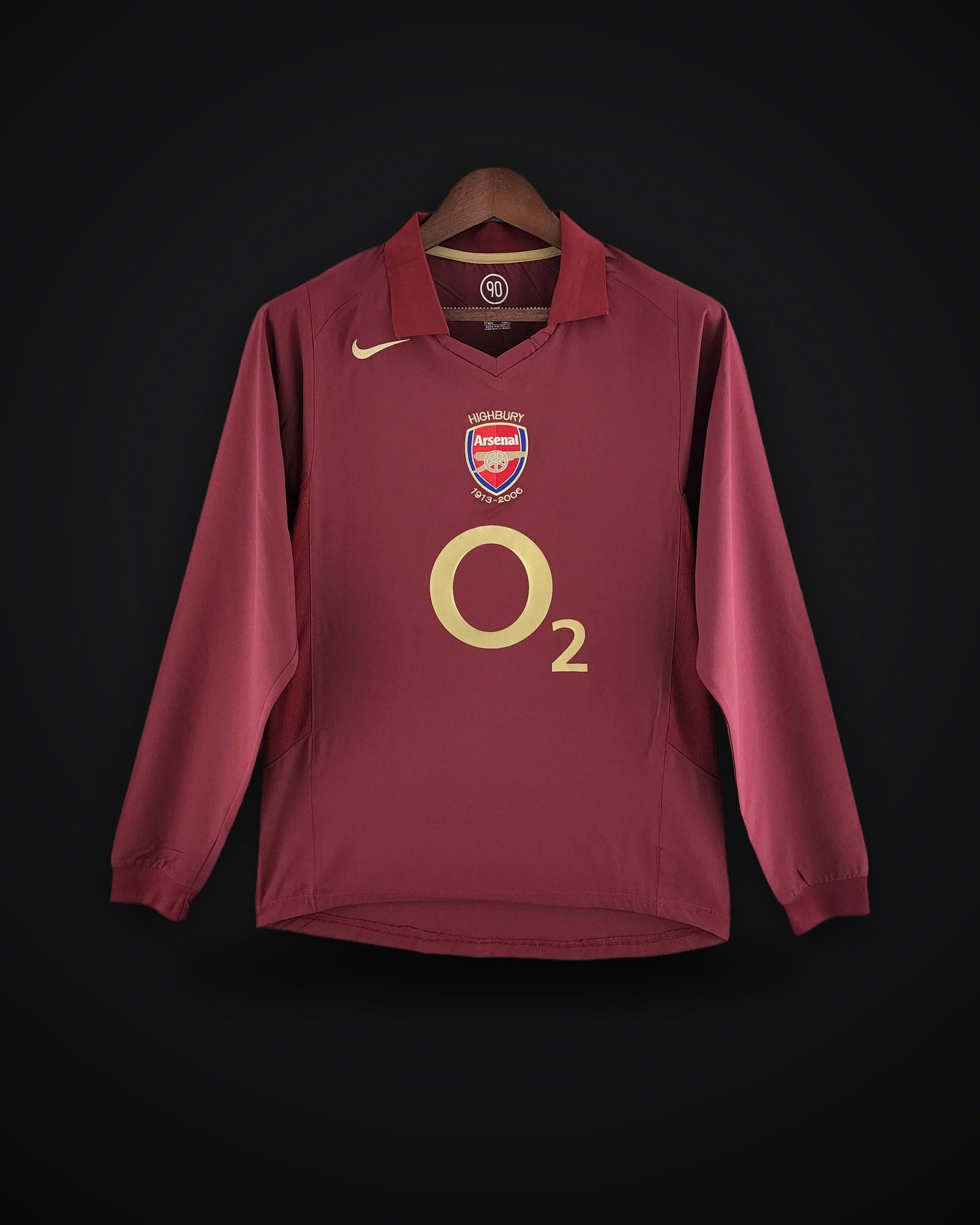 2005/2006 Retro Long Sleeve Arsenal Home