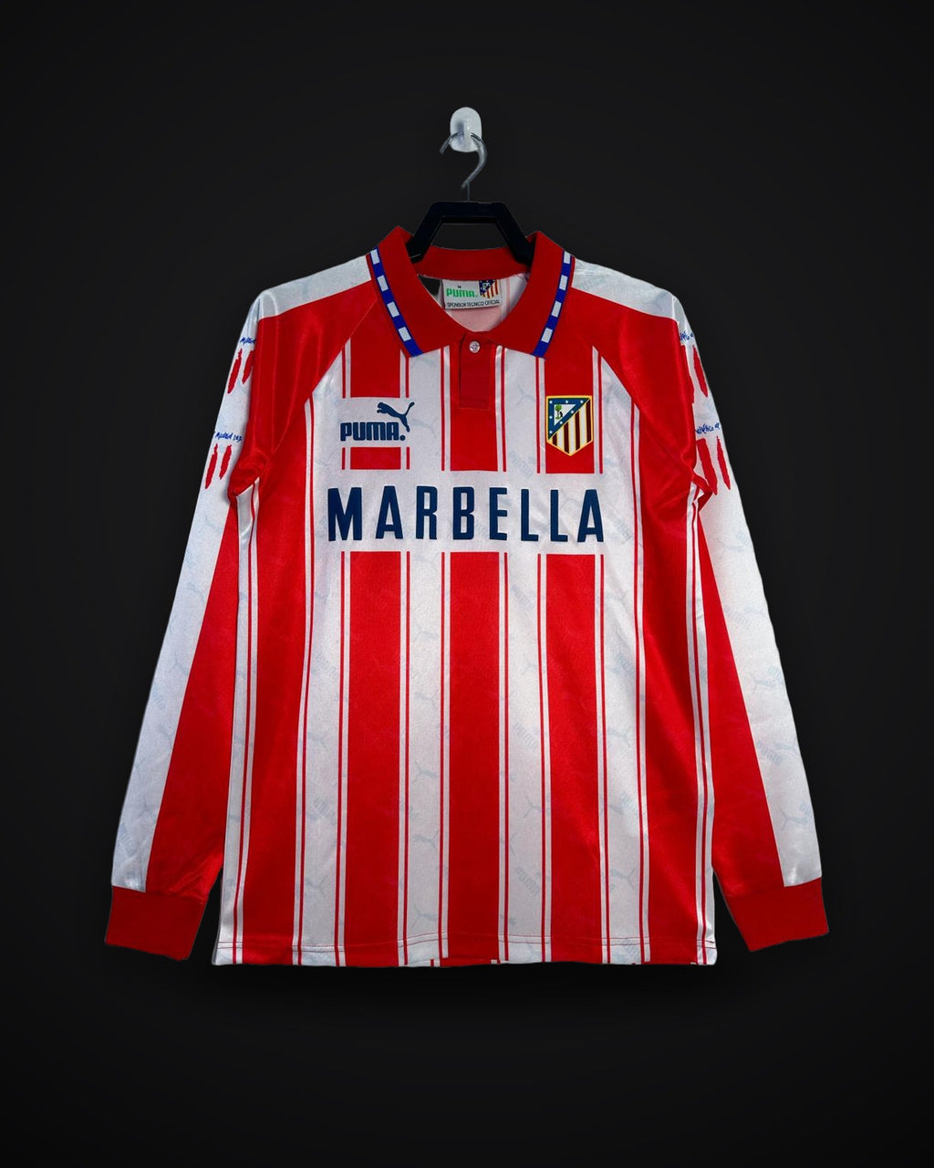 1994/1995 Retro Long sleeve Atletico Madrid Home