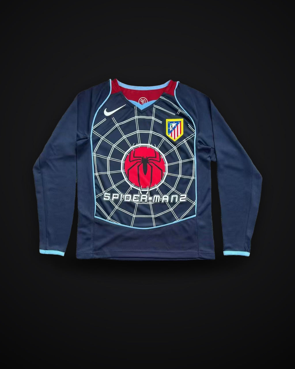 2004-2005 Retro Long Sleeve Atletico Madrid Away