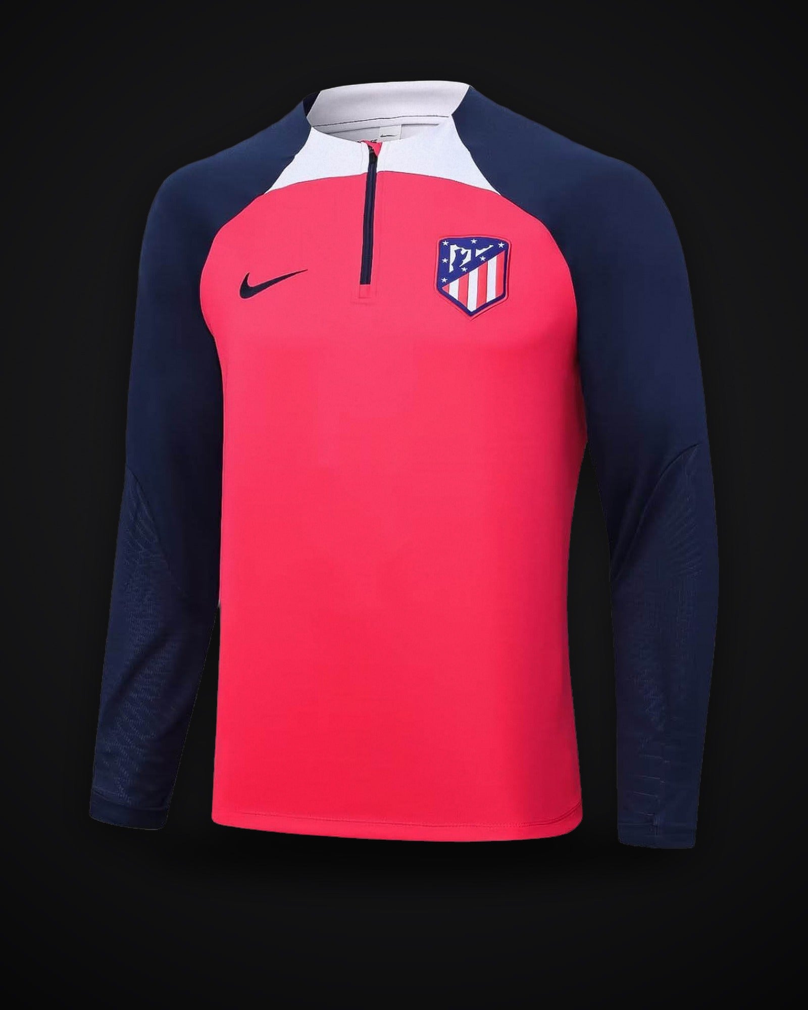 2023/2024 Atletico Madrid Half-Pull Training Suit Red