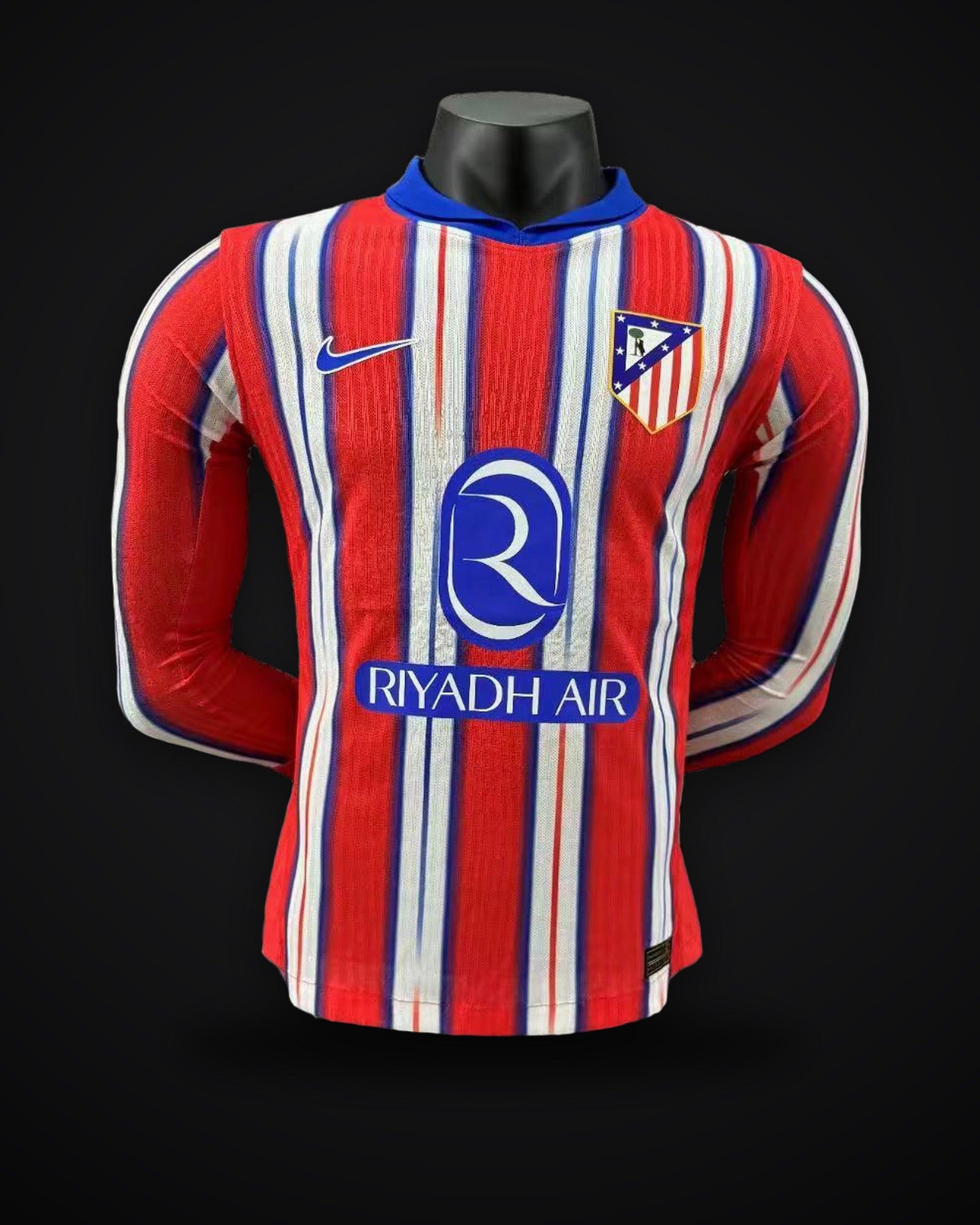 2024/2025 Player Version Atletico Madrid Home Long Sleeve