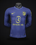 2025/2026 Long Sleeve Player Version Atletico Madrid Away