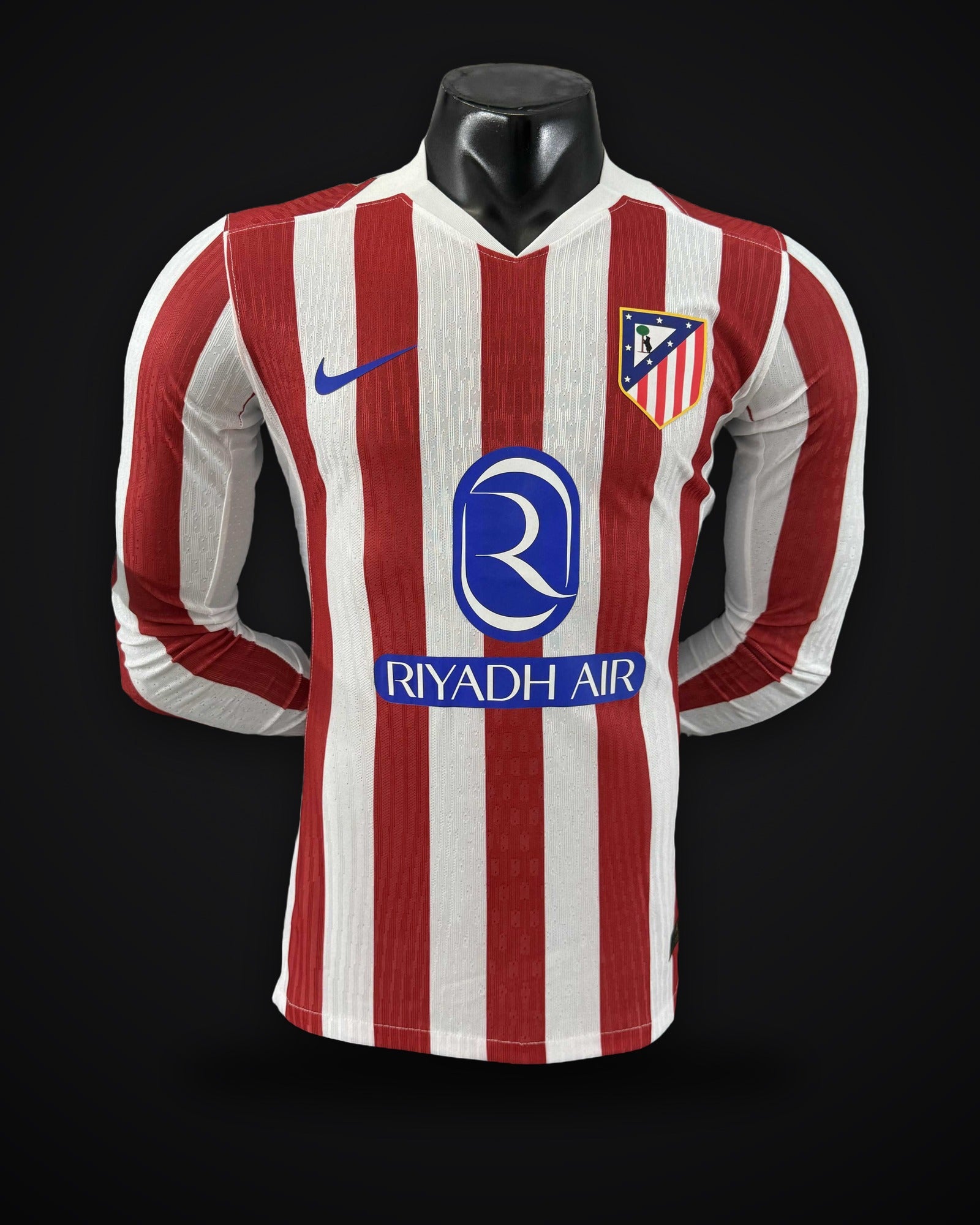 2025/2026 Player Version Atletico Madrid Home Long Sleeve