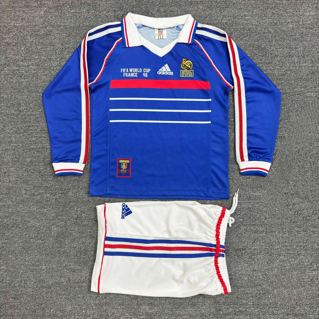 1998 Retro Long Sleeve France Home